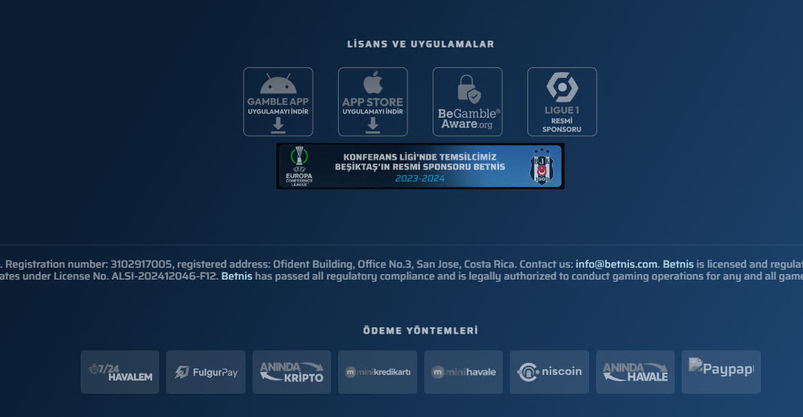 Betnis Para Yatırma